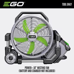 EGO Power+ 18 in. H 5 speed Misting Fan Bare Tool