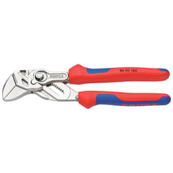 Knipex 7-1/4 in. Chrome Vanadium Steel Smooth Jaw Pliers Wrench