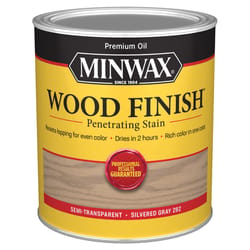 Minwax Wood Finish Semi-Transparent Silvered Gray Oil-Based Penetrating Wood Stain 1 qt