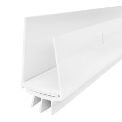 M-D Building Products White Vinyl Under Door Seal For Doors 36 in. L X 1.5 in.