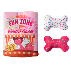 Pet Shop by Fringe Studio Assorted Fun Zone Bones Dog Toy 1 pk