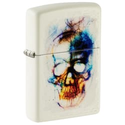 Zippo White Skull Print Lighter 1 pk