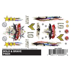 PineCar Dry Transfer Decal Multicolored