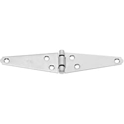 National Hardware 4 in. L Zinc-Plated Heavy Strap Hinge 1 pk