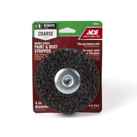 Ace 4 in. Silicon Carbide Bolt-On Drill Mount Paint and Rust