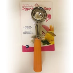 Good Living Orange/Silver Steel Ice Cream Scoop 0.25 cups