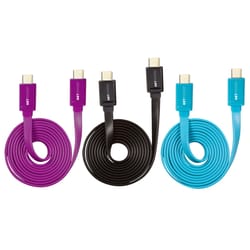 GetPower Assorted USB Charge/Sync Cable For Universal 4 ft. L