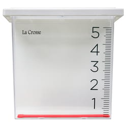 La Crosse Technology Waterfall Rain Gauge 3.50 in. W X 8.45 in. L