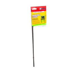 C.H. Hanson 15 in. Fluorescent Lime Marking Flags Polyvinyl 10 pk