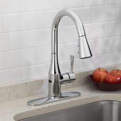 OakBrook One Handle Chrome Pulldown Kitchen Faucet