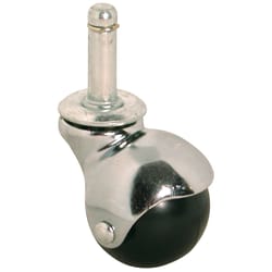 Shepherd Hardware 2 in. D Swivel Rubber Hooded Ball Caster 80 lb 1 pk