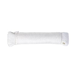 Koch Industries 9/64 in. D X 48 ft. L White Diamond Braided Nylon Rope