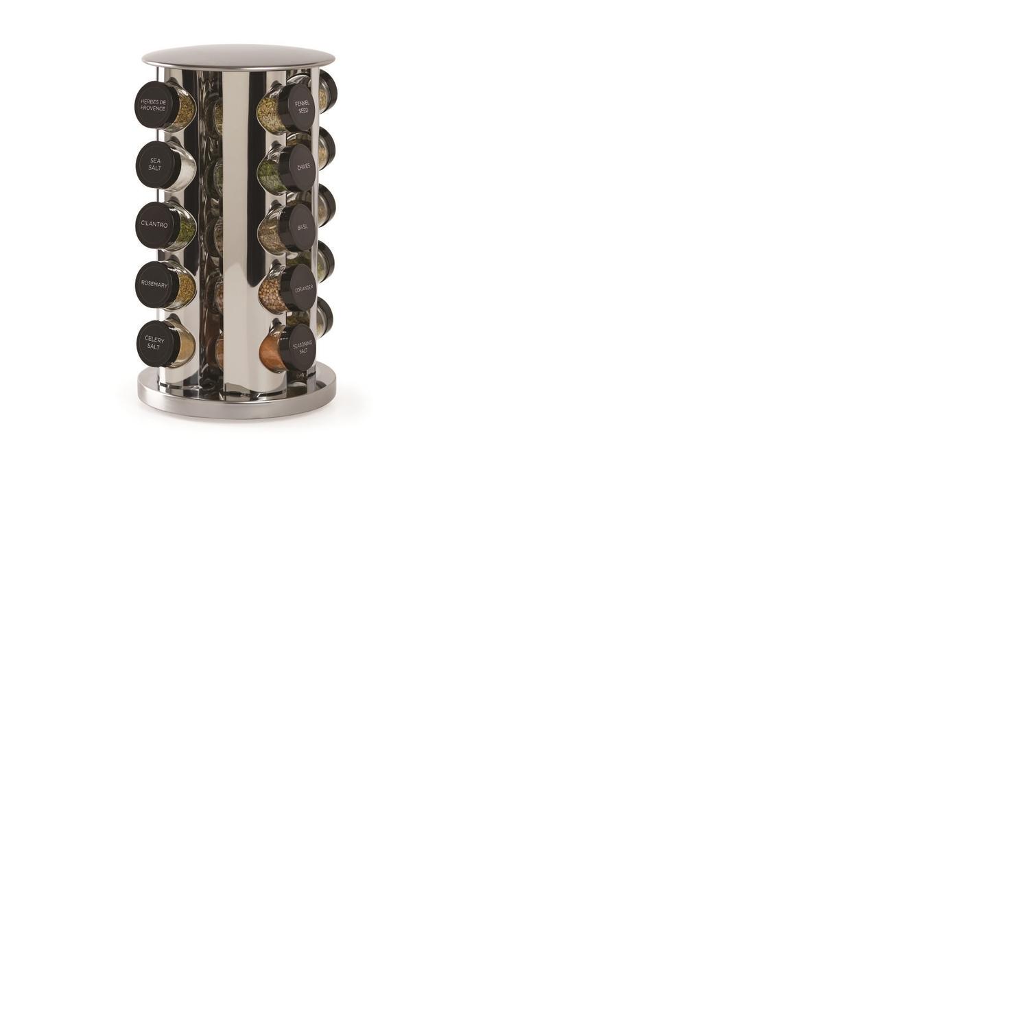 Kamenstein Silver Stainless Steel Spice Rack 1 pk Sansujyuku sansujyuku.com