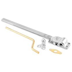 Prime-Line Zinc-Plated Silver Steel Left/Right Single-Arm Casement Window Operator For Universal