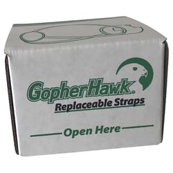 GopherHawk Animal Trap Straps Black/Silver 1 pk