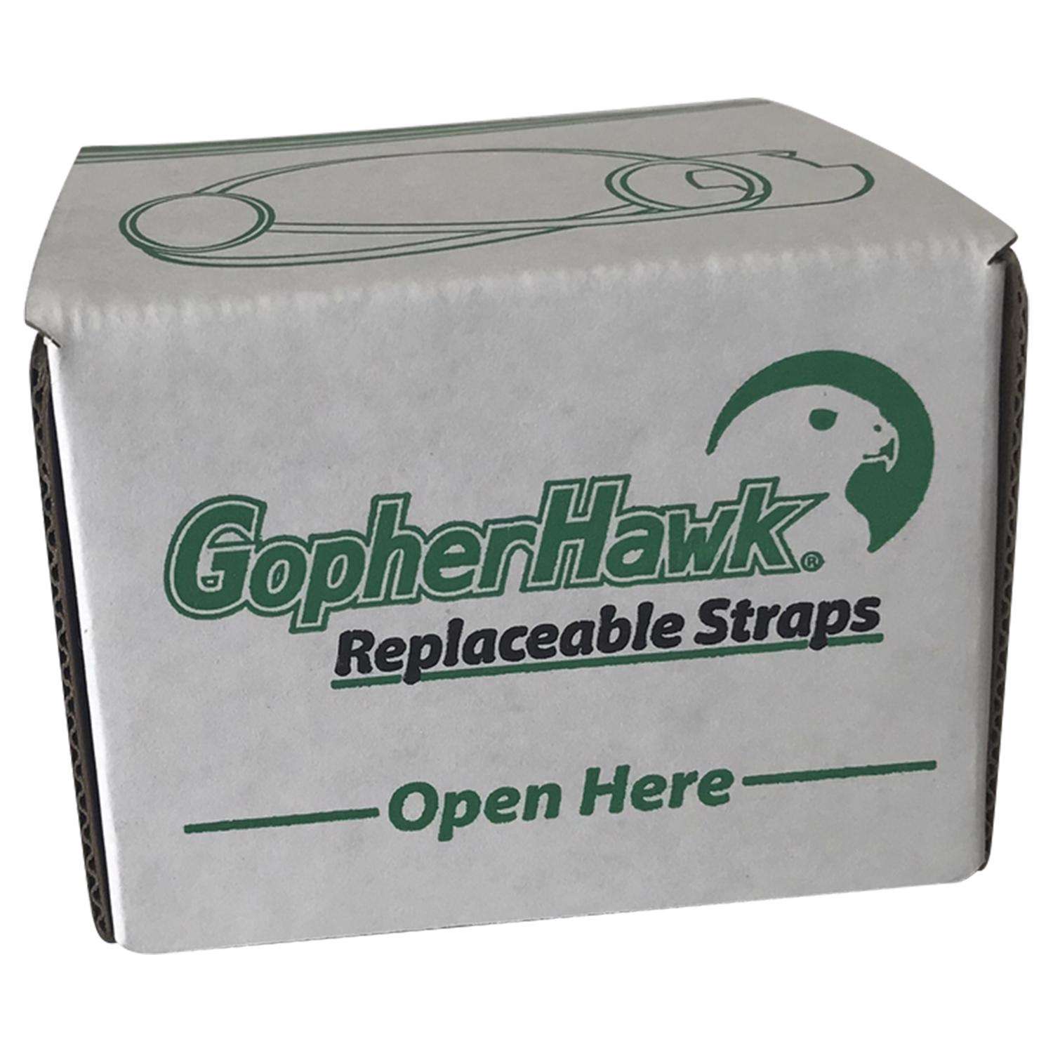 GopherHawk Animal Trap Straps Black/Silver 1 pk Ace Hardware