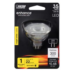 Feit Enhance MR16 GU5.3 LED Bulb Bright White 35 Watt Equivalence 1 pk