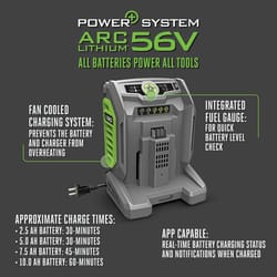 EGO Power+ Turbo CH7000 56 V Lithium-Ion Battery Charger 1 pc