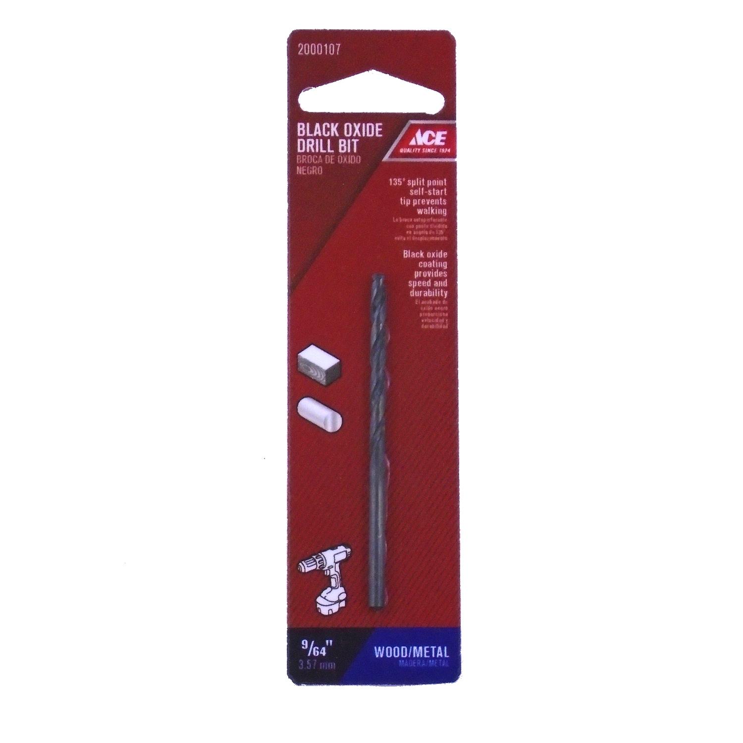 Ace 9/64 in. X 2-7/8 in. L High Speed Steel Drill Bit 1 pc
