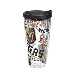 Tervis NHL 24 oz Vegas Golden Knights Multicolored BPA Free Tumbler with Lid