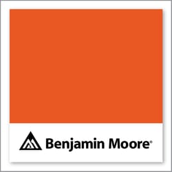Benjamin Moore Festive Orange 2014-10