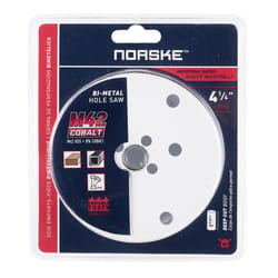 Norske 4-1/4 in. Cobalt Bi-Metal High Speed Steel Hole Saw 1 pk