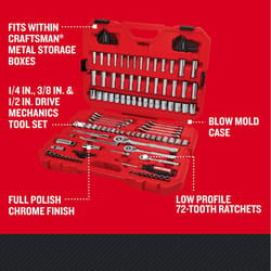 VEVOR Mechanics Tool Set and Socket Set 1/4 3/8 1/2 Drive Deep and Standard Sockets 450 Pcs SAE and Metric Mechanic Tool Kit with Bits Hex