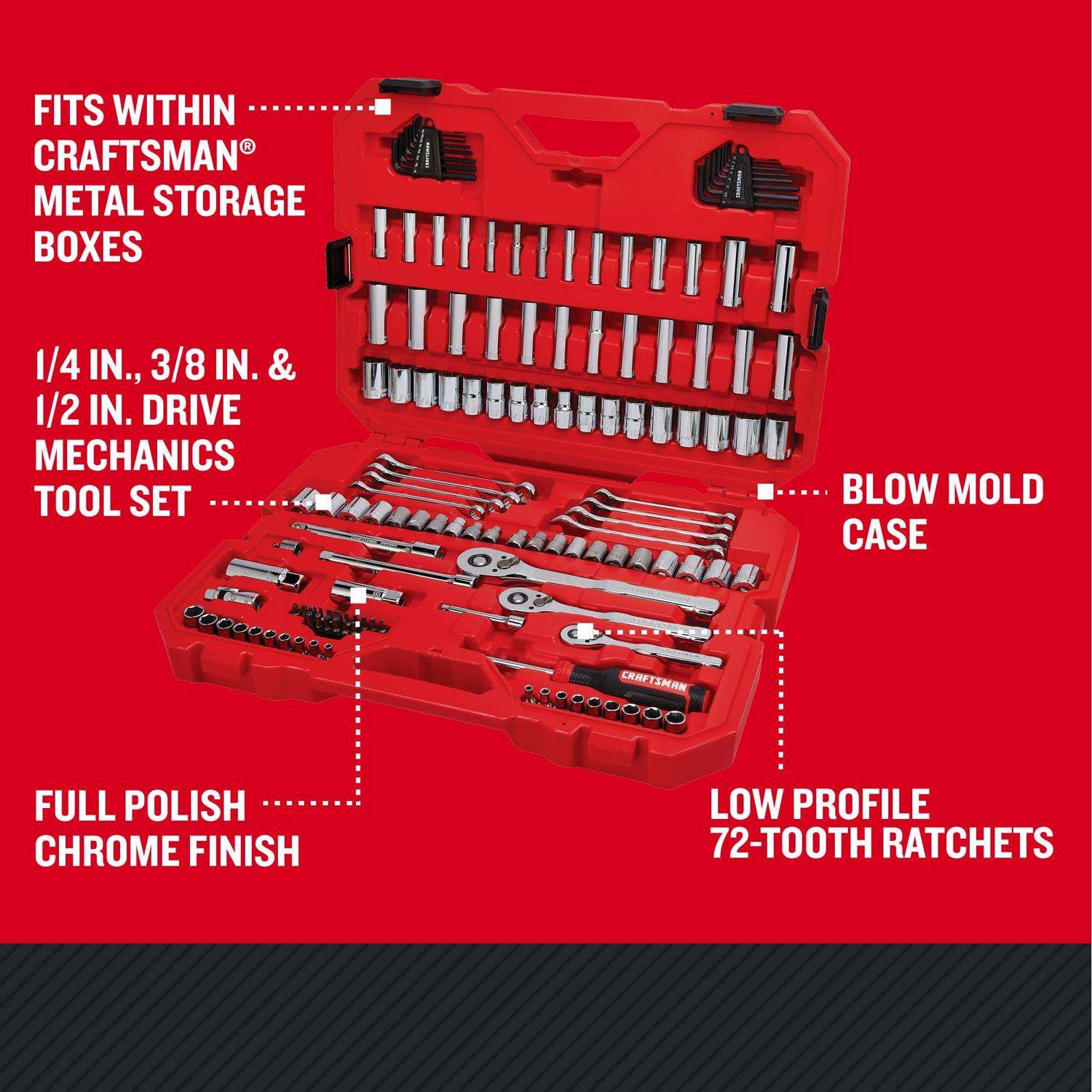 Craftsman 135 piece mechanics store tool set