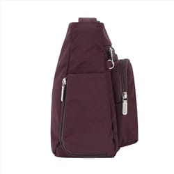 Travelon Medium Nylon Dark Bordeaux Crossbody Bag