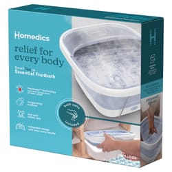 Homedics Gray/White Foot Spa 1 pk