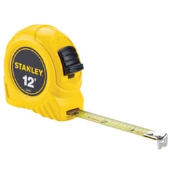 Stanley 12 ft. L X 0.5 in. W Compact Tape Measure 1 pk