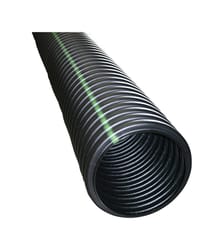 Advanced Drainage Systems 3 in. D X 10 ft. L Polyethylene Solid Drain Pipe