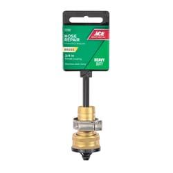 Ace 3/4 in. Hose Barb x 3/4 in. FHT in. Brass Threaded Female Hose Repair