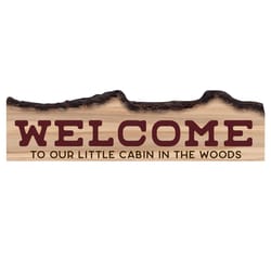 P Graham Dunn 6.5 in. H X 0.75 in. W X 23.5 in. L Multicolored Wood Barky Sign