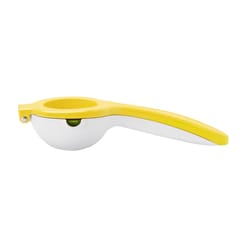 Tovolo Yellow/White Plastic Squeeze and Pour Citrus Press