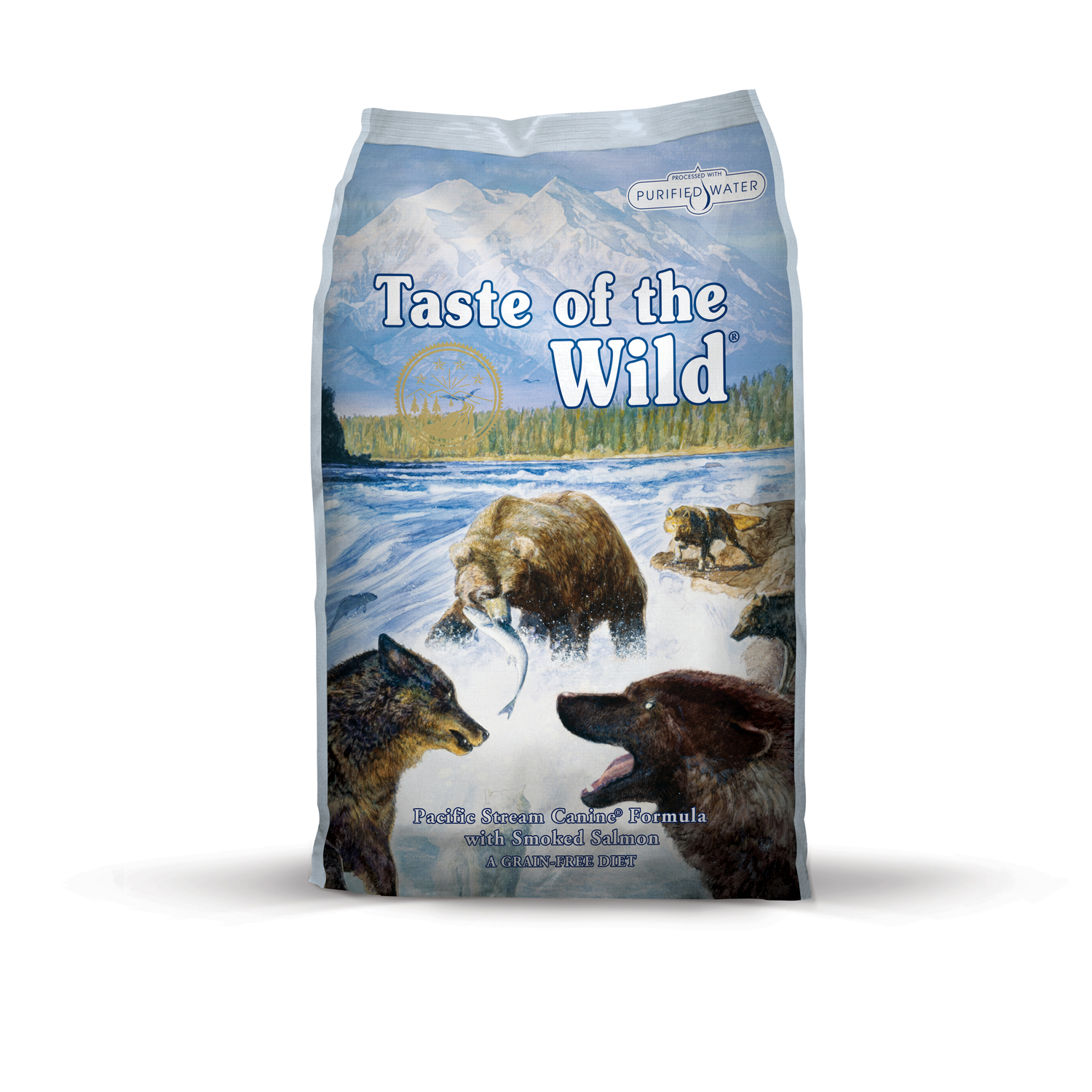 Photos - Other interior and decor Taste of the Wild Pacific Stream Adult Salmon Dry Dog Food Grain Free 5 lb 