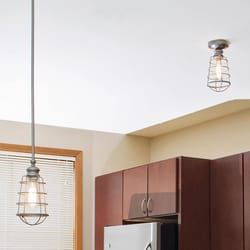 Design House Ajax Galvanized 1 lights Pendant Light