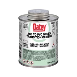 Oatey Green Transition Cement For ABS/PVC 16 oz