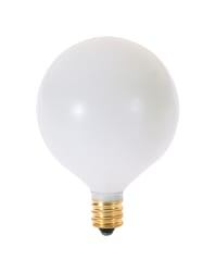 Satco 25 W G16.5 Decorative Incandescent Bulb E12 (Candelabra) Soft White 2 pk
