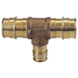 Apollo PEX-A 3/4 in. Expansion PEX in to X 3/4 in. D Barb Brass Reducing Tee