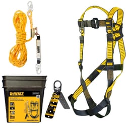 DeWalt Fall Protection Kit 310 lb. cap. Black/Yellow 3 pc