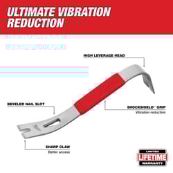 Milwaukee 12 in. Pry Bar 1 pk