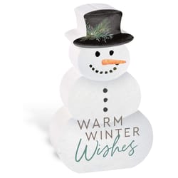 P. Graham Dunn Multicolored Warm Winter Wishes Sign 4.5 in.