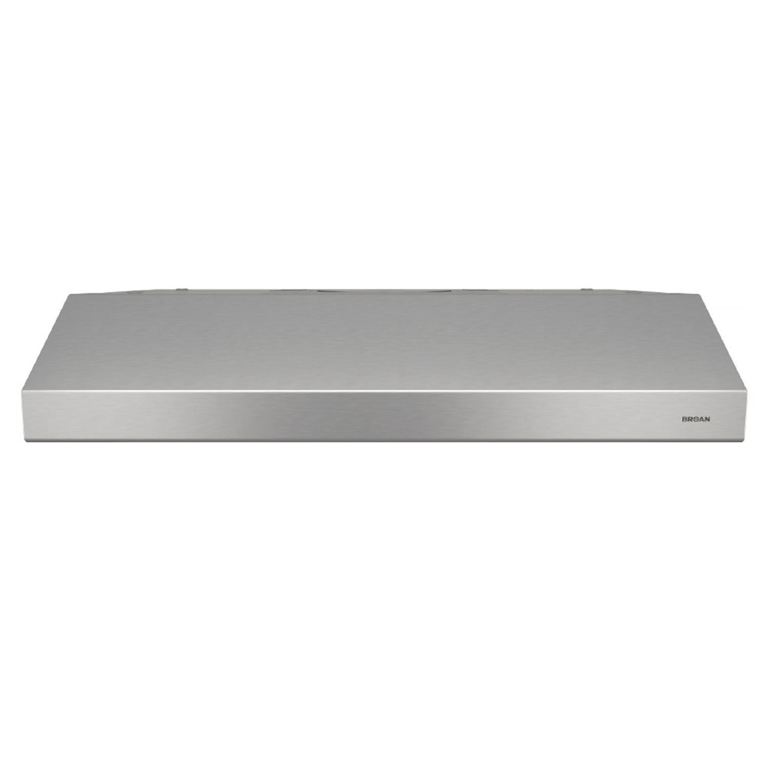 Photos - Cooker Hood Broan NuTone Glacier 30 in. W Silver Range Hood BCSD130SS 