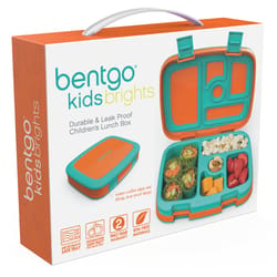 Bentgo kids brights 4 Orange/Green Lunch Box 1 pk