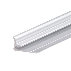 M-D BUILDING PRODUCTS 0.375 in. H X 0.812 in. W X 96 in. L Satin Clear Silver Aluminum Cove Molding