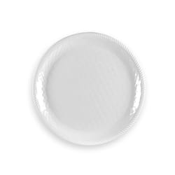 TarHong White Melamine Classic Rope Platter 1 pc