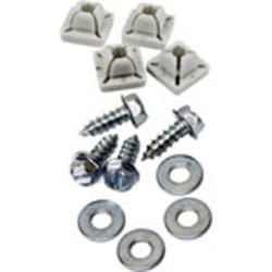 Screws Accessories License Plate Screws 1 Set Anti Theft Plastic