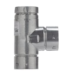 Selkirk 3 in. X 3 in. X 3 in. Aluminum/Galvanized Steel Standard Gas Vent Tee