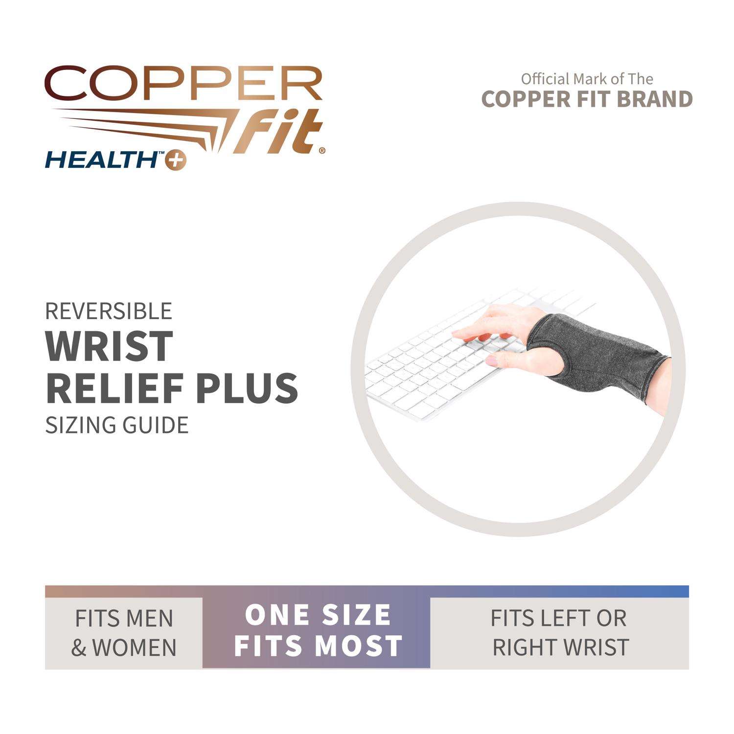 Copper Fit Health Black Wrist Support 1 box 1 pk - Ace Hardware